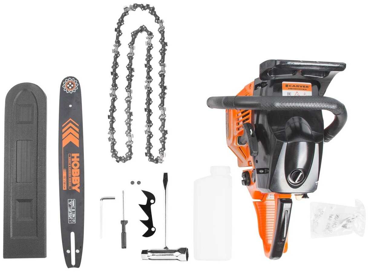 Бензопила цепная Carver HOBBY HSG 145-15 фотография 1