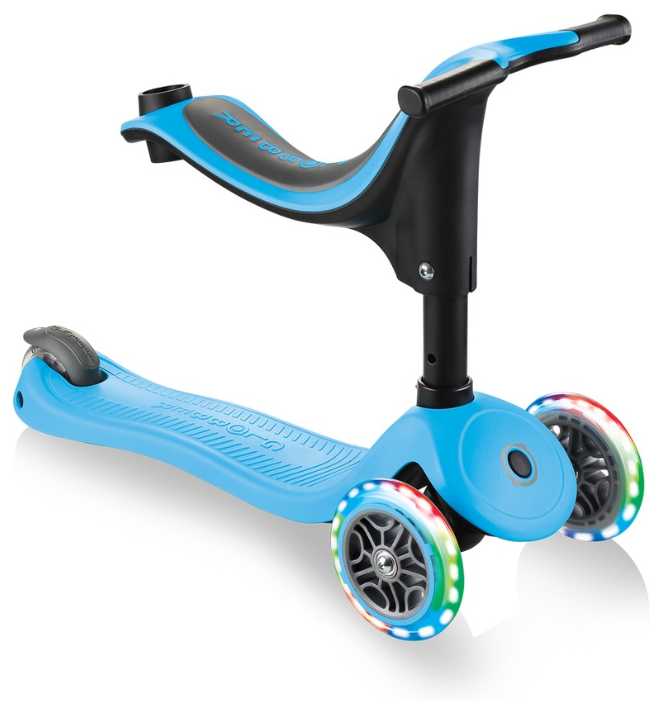 Детский 3-колесный самокат-беговел GLOBBER Go Up Sporty Plus Lights фотография 15