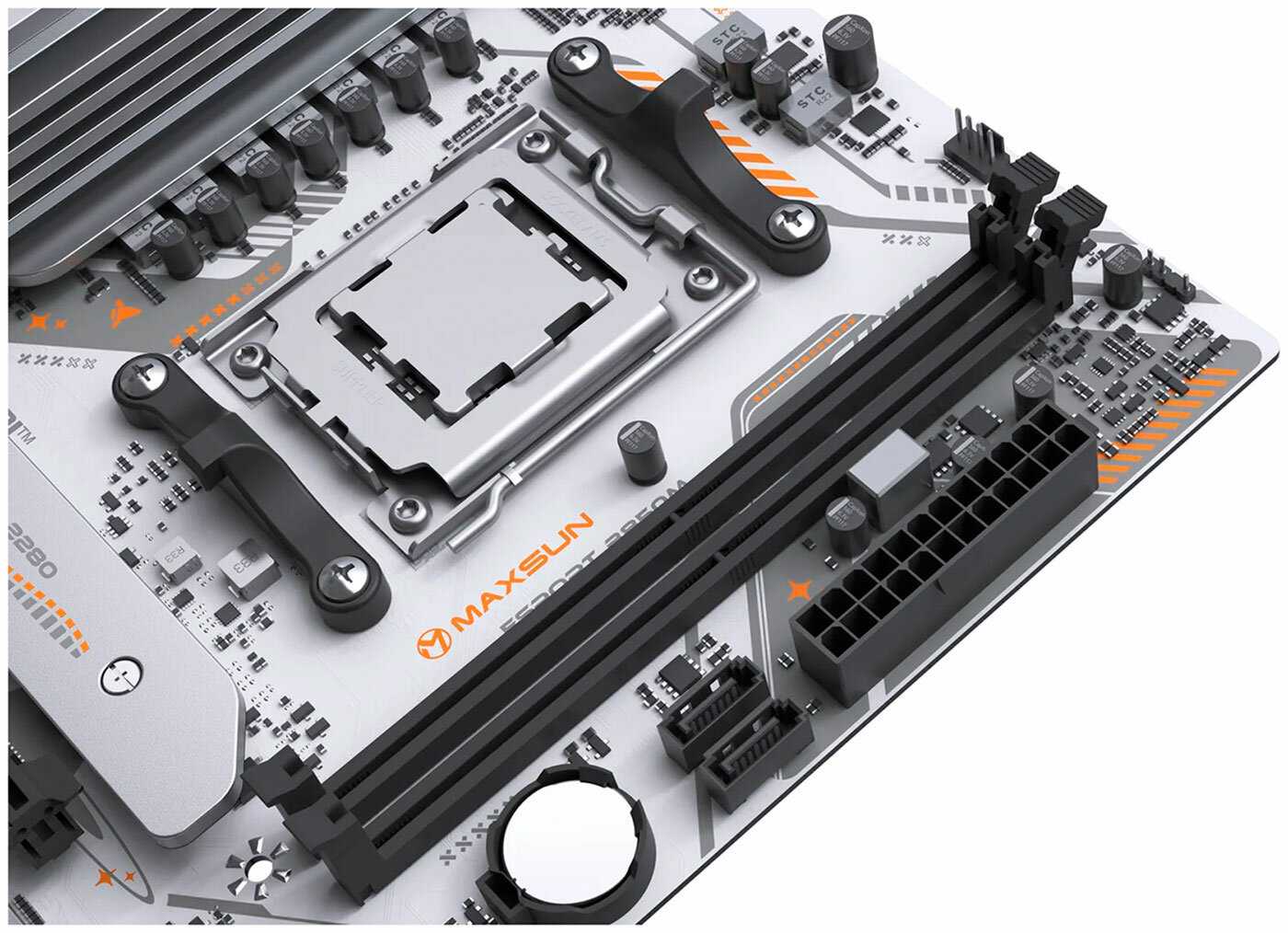 Материнская плата Maxsun eSport B850M WIFI ICE [MS-eSport B850M WIFI ICE] фотография 4