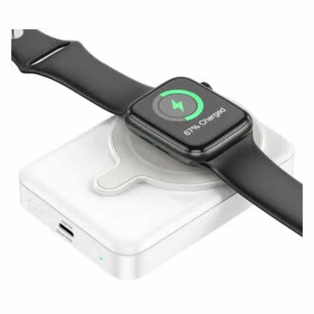 Портативное зарядное устройство Hoco Q11 3in1 Magnetic Phone, iWatch, headset 10000mAh фотография 12