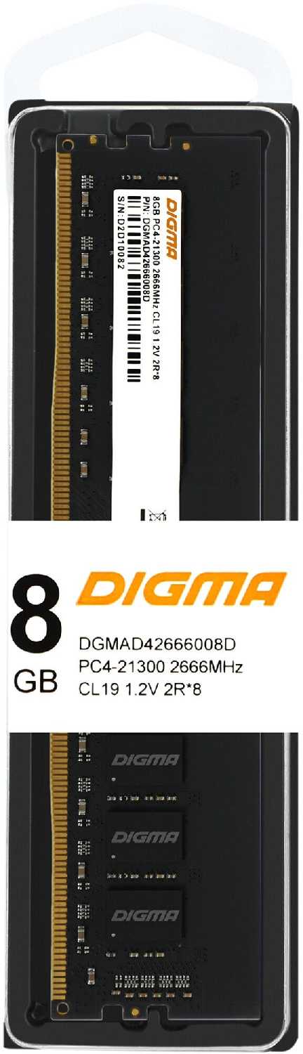DDR4 Digma DGMAD42666008D фотография 1