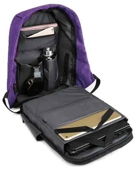 Универсальный рюкзак для ноутбука, для школы, для города водонепроницаемый фотография 6