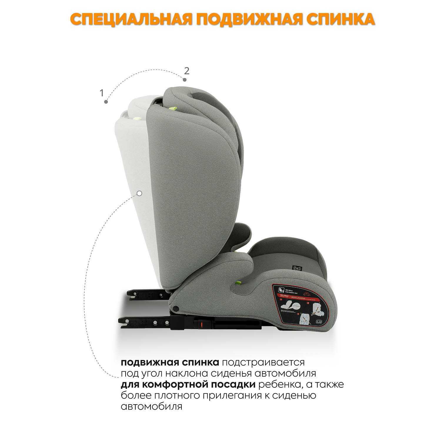 Автокресло бустер Jovola Atour I-Size Isofix фотография 14