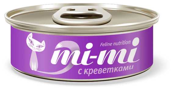 Корм для кошек и котят Mi-Mi беззерновой с креветками (суфле) фотография 1