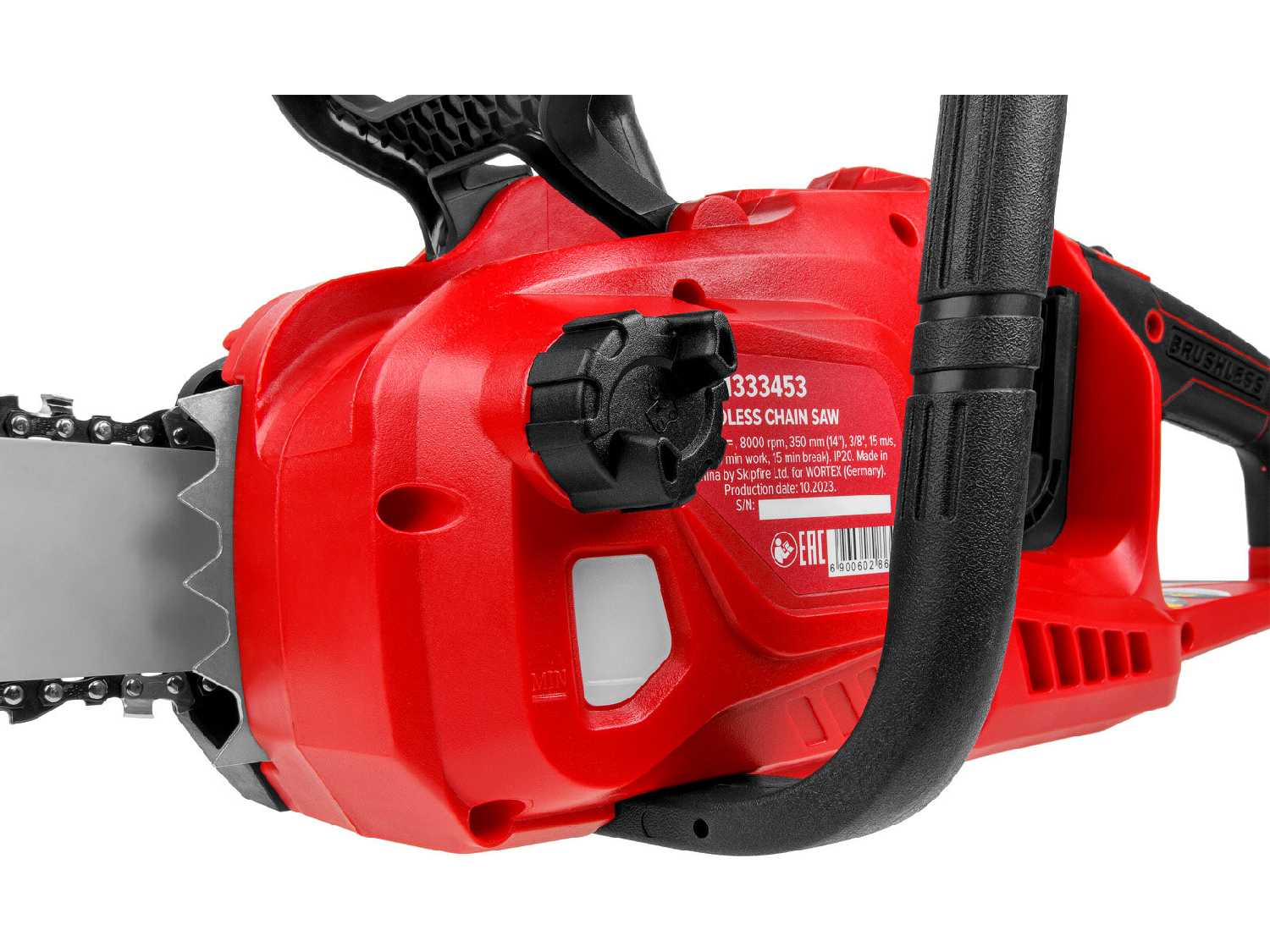 Аккумуляторная пила цепная WORTEX CEC 3536-1 шина 35 см (14