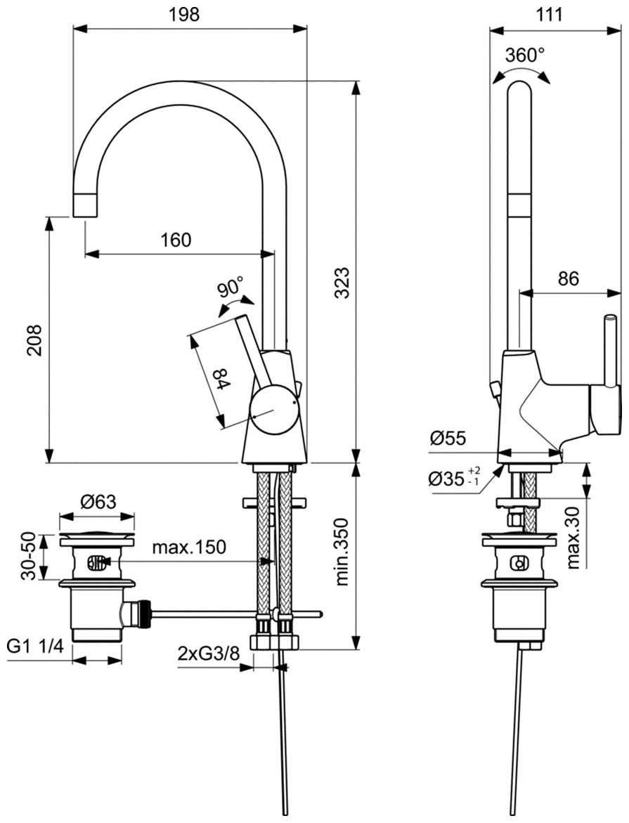 Смеситель Ideal Standard BC195AA фотография 1