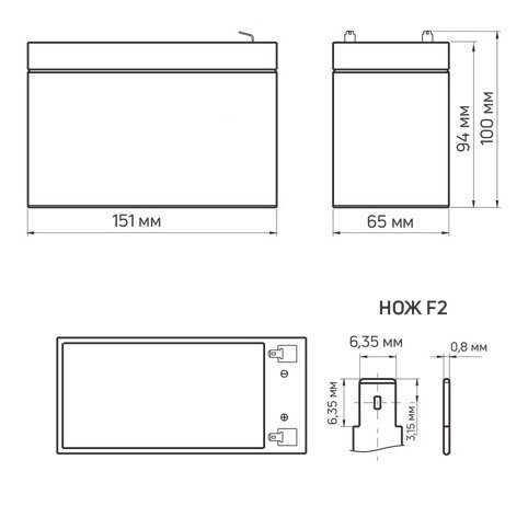 Аккумуляторная батарея DELTA Battery HRL 12-33 X (12В) фотография 16