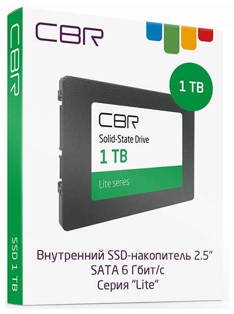 Твердотельный накопитель CBR SATA SSD-001TB (LT22) фотография 3