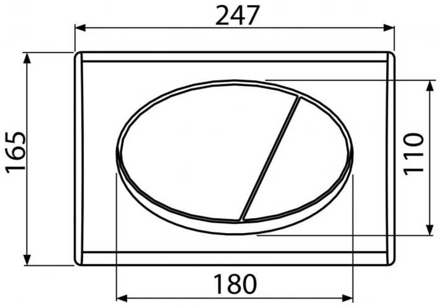 Кнопка смыва Alcadrain M71 фотография 1