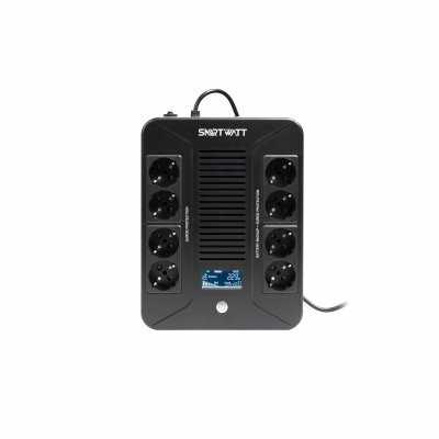 Источник бесперебойного питания Smartwatt SAFE PRO LCD 1000 фотография 9