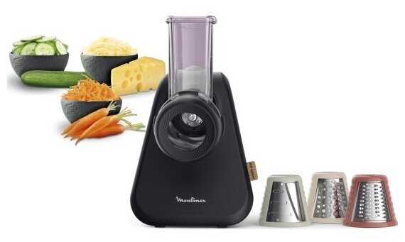 Овощерезка Moulinex Eco Respect DJ77EN10, 200 Вт, 3 насадки фотография 15