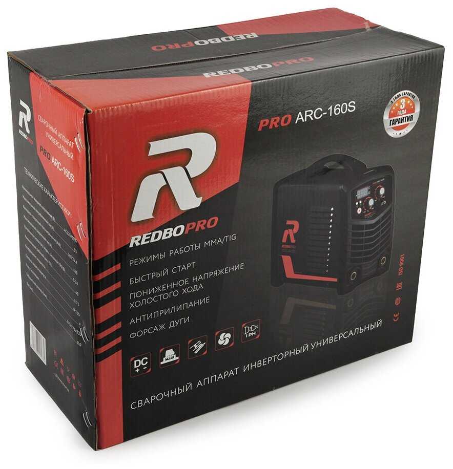Сварочный аппарат Redbo PRO ARC-160S фотография 2