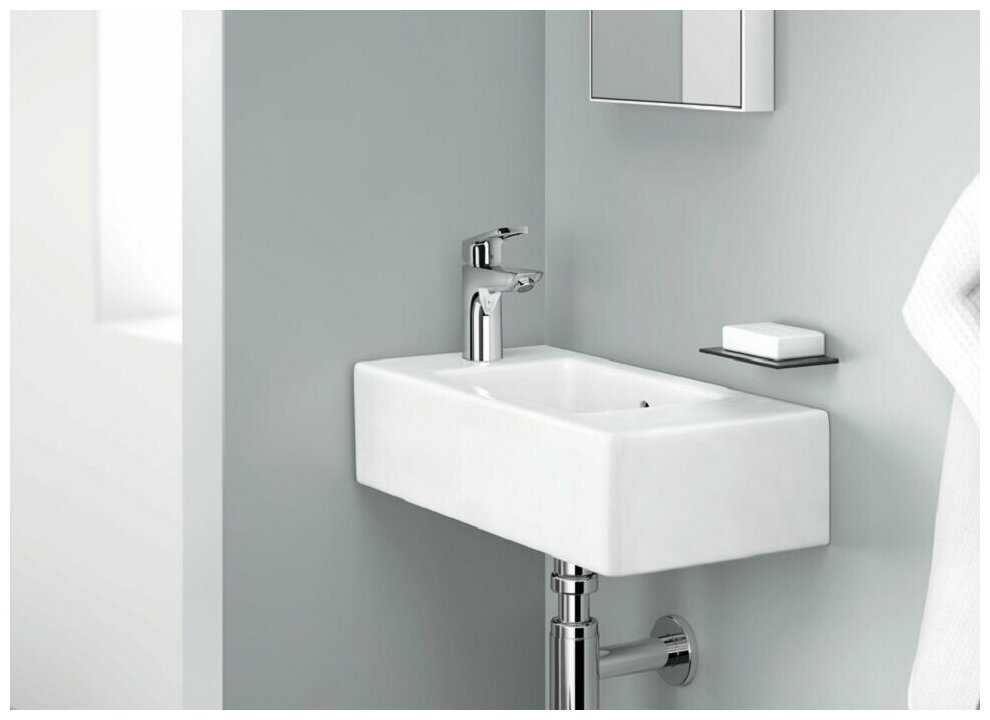 Смеситель для ванны hansgrohe Logis Loop 71154000, рычажный фотография 1