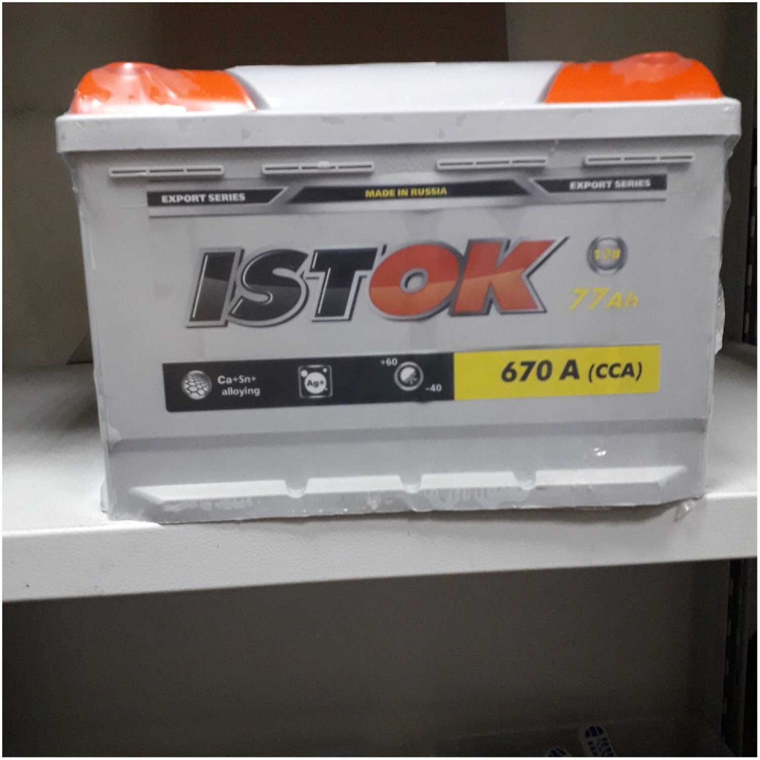 Аккумулятор Исток Исток 77 А/Ч (6CT-77NR) фотография 2