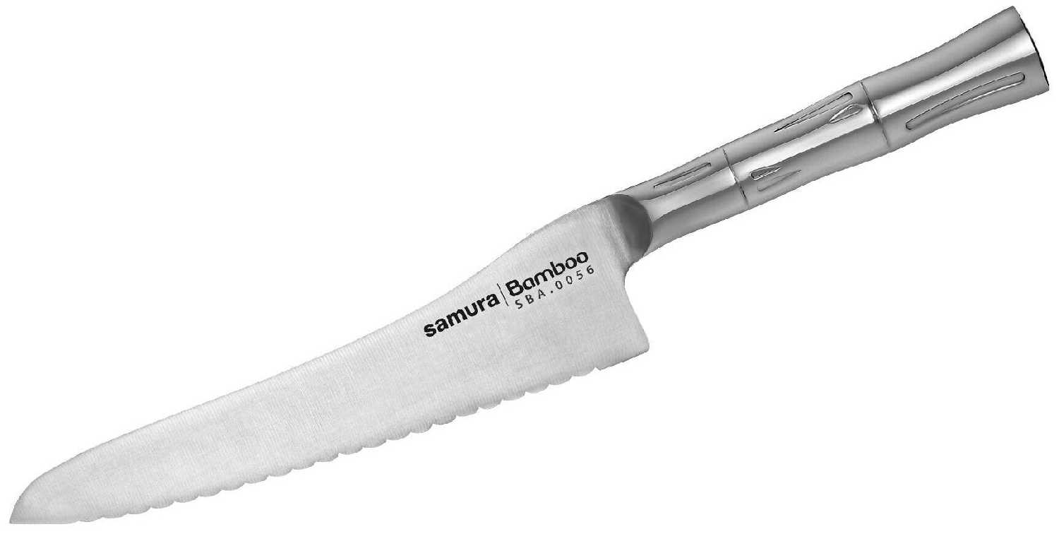 Нож для замороженных продуктов Samura Bamboo, лезвие 19.6 см