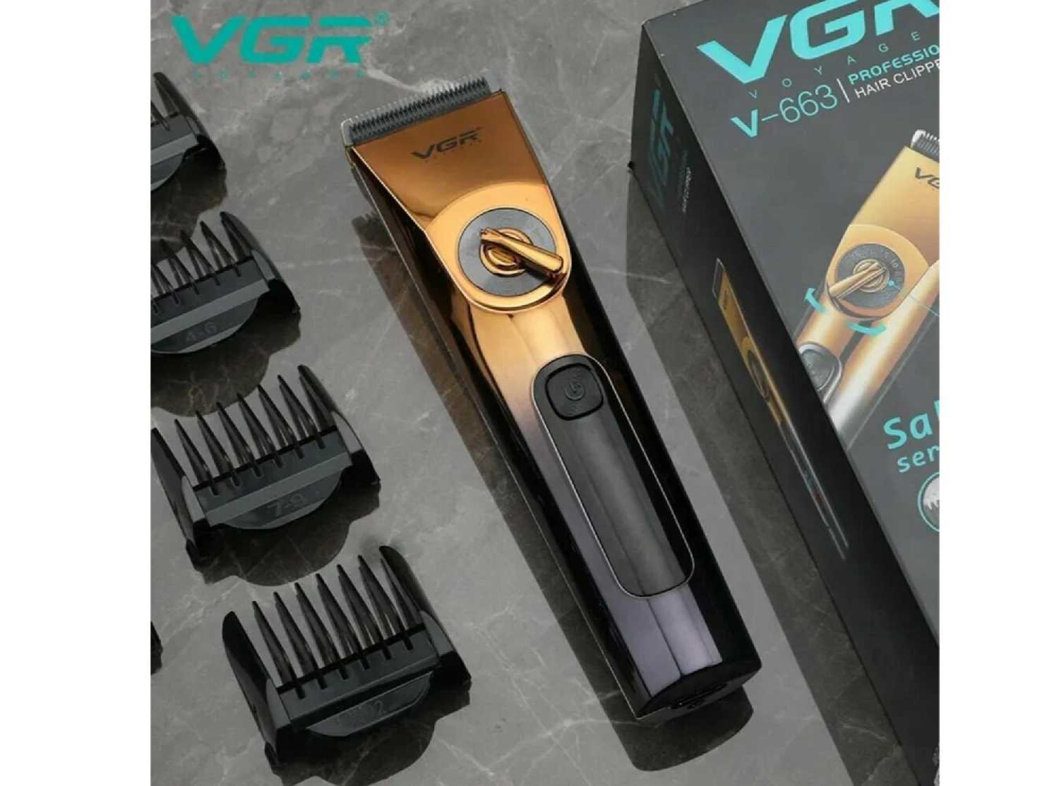 Профессиональная машинка для стрижки волос VGR V-663 фотография 13