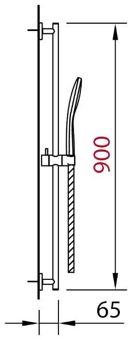 Душевой гарнитур Clever Hidroclever 99628, хром фотография 1