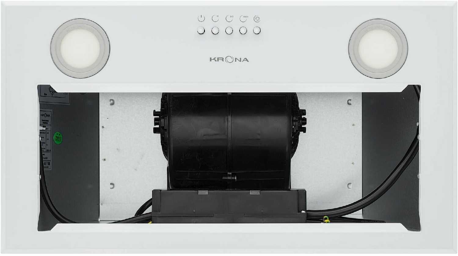 Вытяжка встраиваемая Krona ADEL 600 INOX PB фотография 14