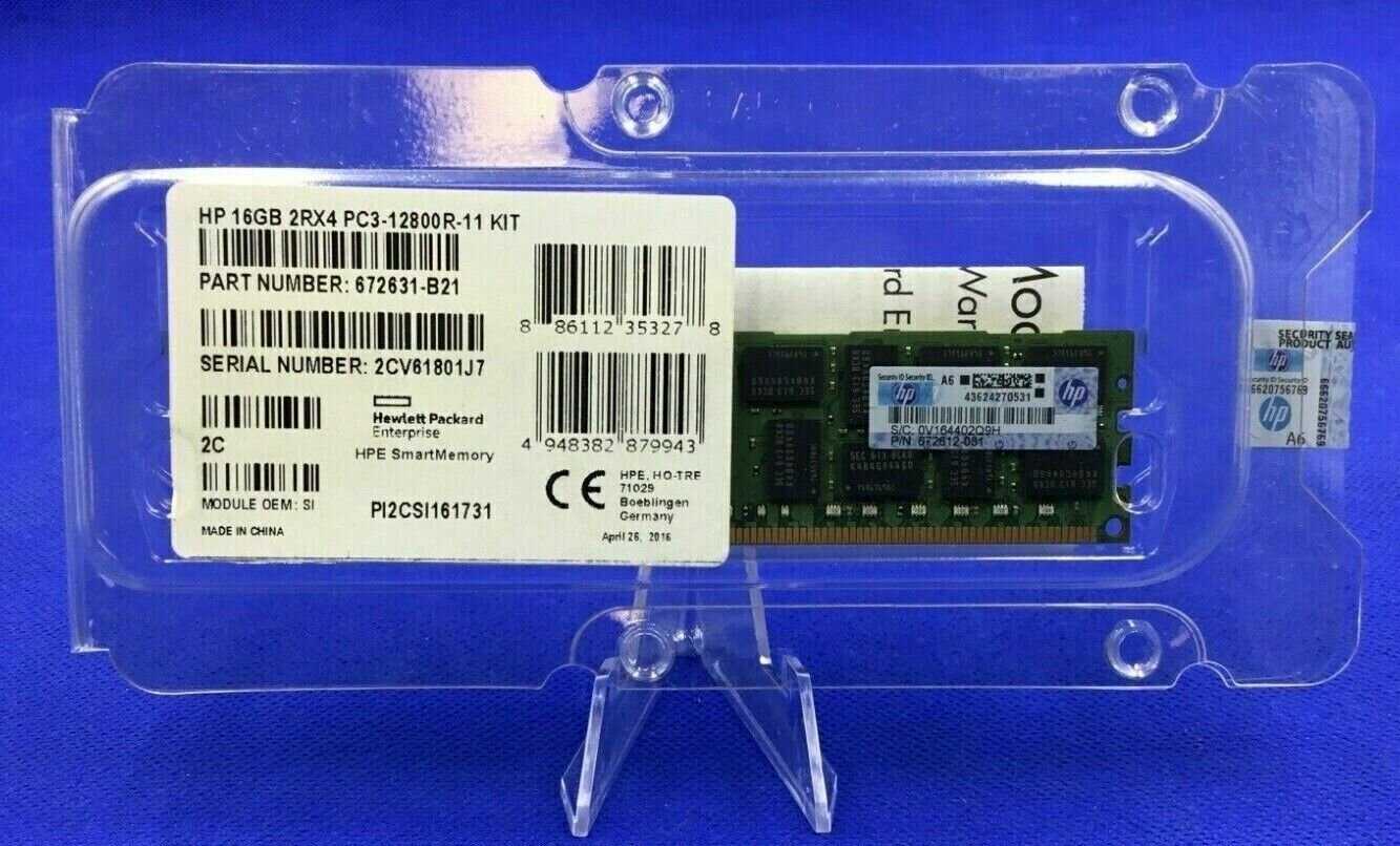 Оперативная память HP 16 ГБ DDR3 RDIMM (672631-B21) фотография 7
