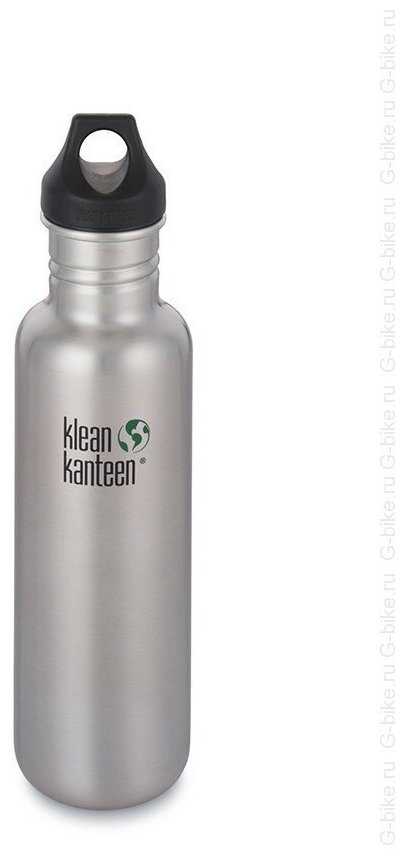 Бутылка Klean Kanteen Classic Loop 27oz (800 мл) 1003187L Lemon Curry фотография 7