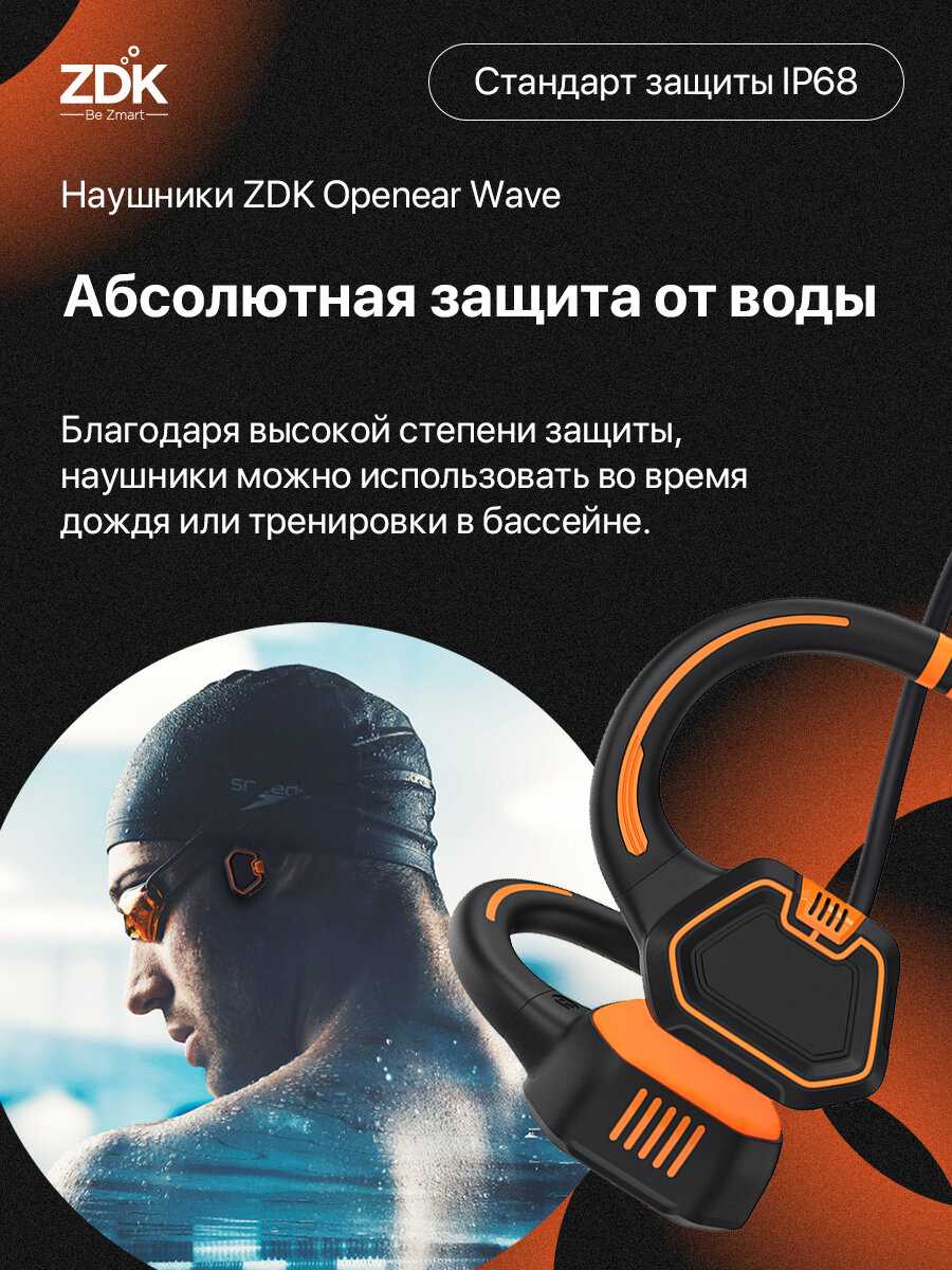 Беспроводные наушники ZDK Openear Wave фотография 2
