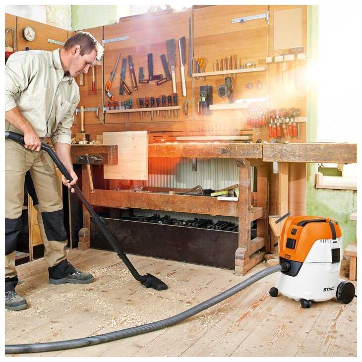 Профессиональный пылесос STIHL SE 62 E, 1400 Вт фотография 2