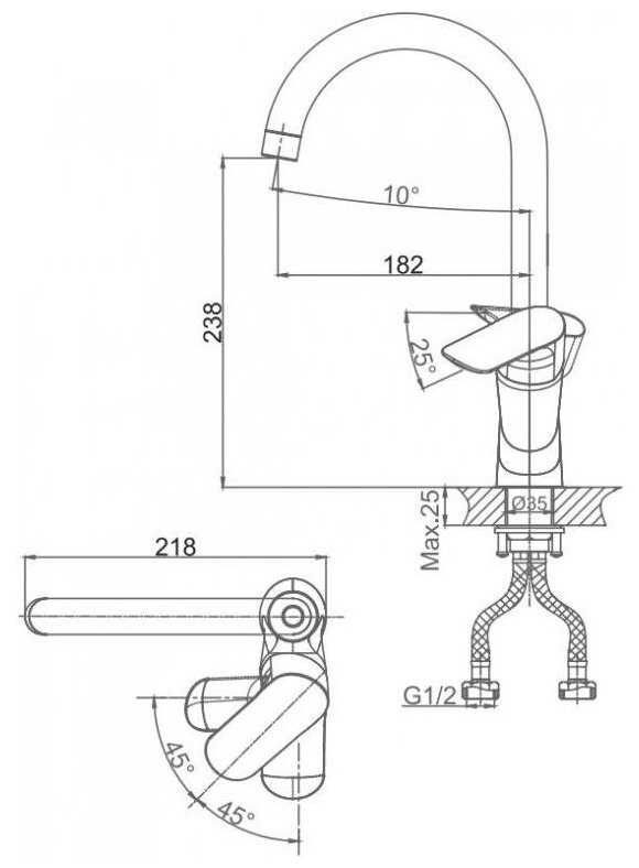 Смеситель D&K DA1032401 фотография 11