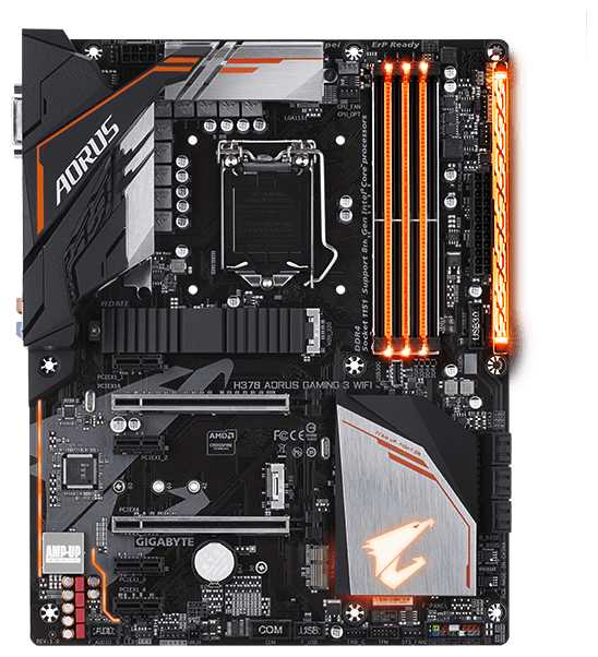 Материнская плата GIGABYTE H370 AORUS GAMING 3 WIFI (rev. 1.0)