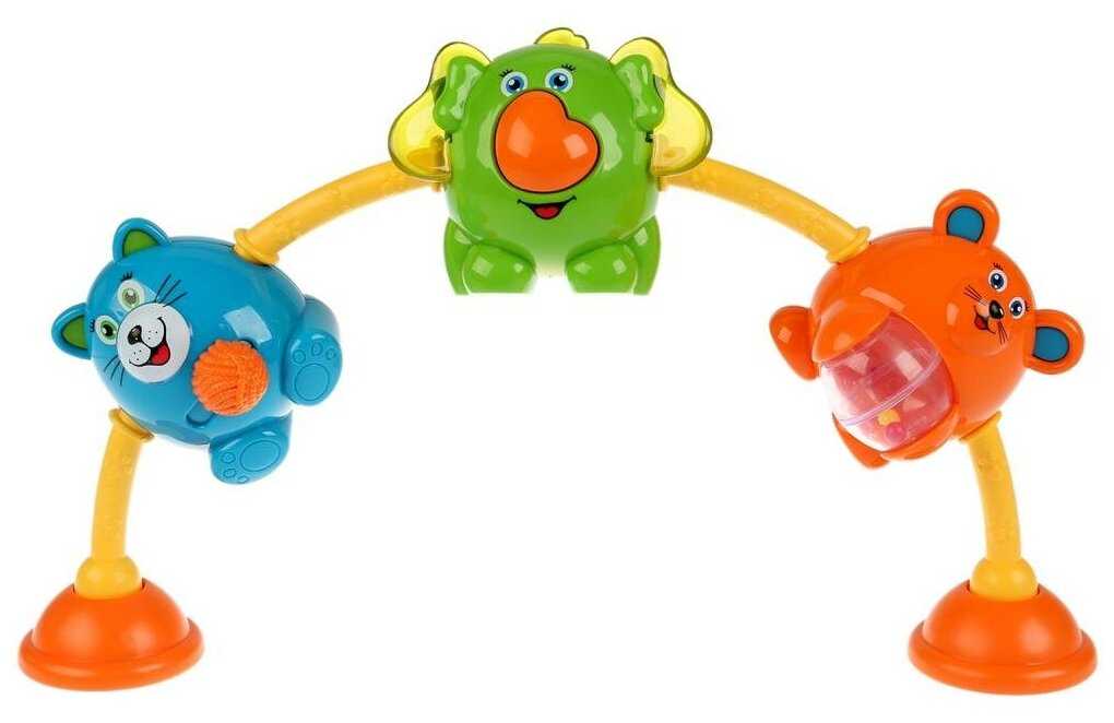 Музыкальная дуга на кроватку/коляску, с потешками, свет+звук.