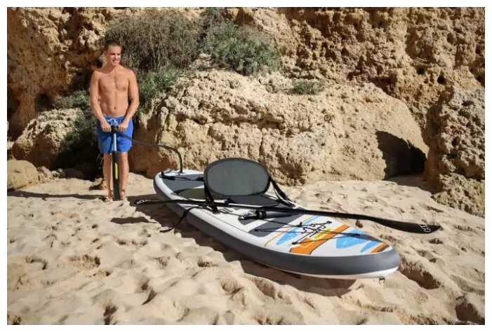 Cап доска SUP board Bestway Hydro-Force White Cap 3,05 м арт. 65341 фотография 21