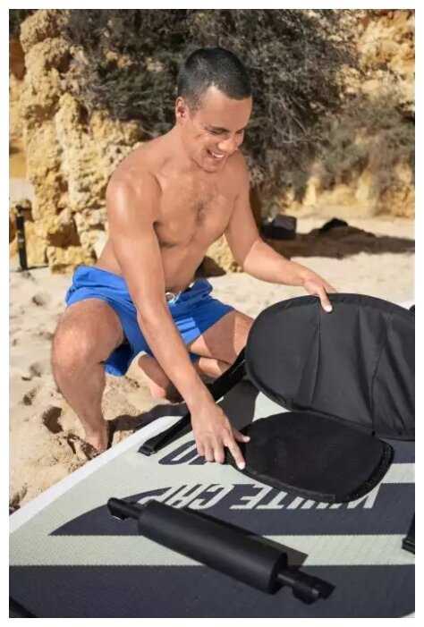 Cап доска SUP board Bestway Hydro-Force White Cap 3,05 м арт. 65341 фотография 22