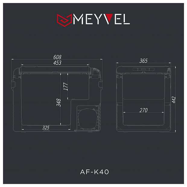 Автохолодильник Meyvel AF-K40 (компрессорный холодильник на 40 литров для автомобиля) фотография 10