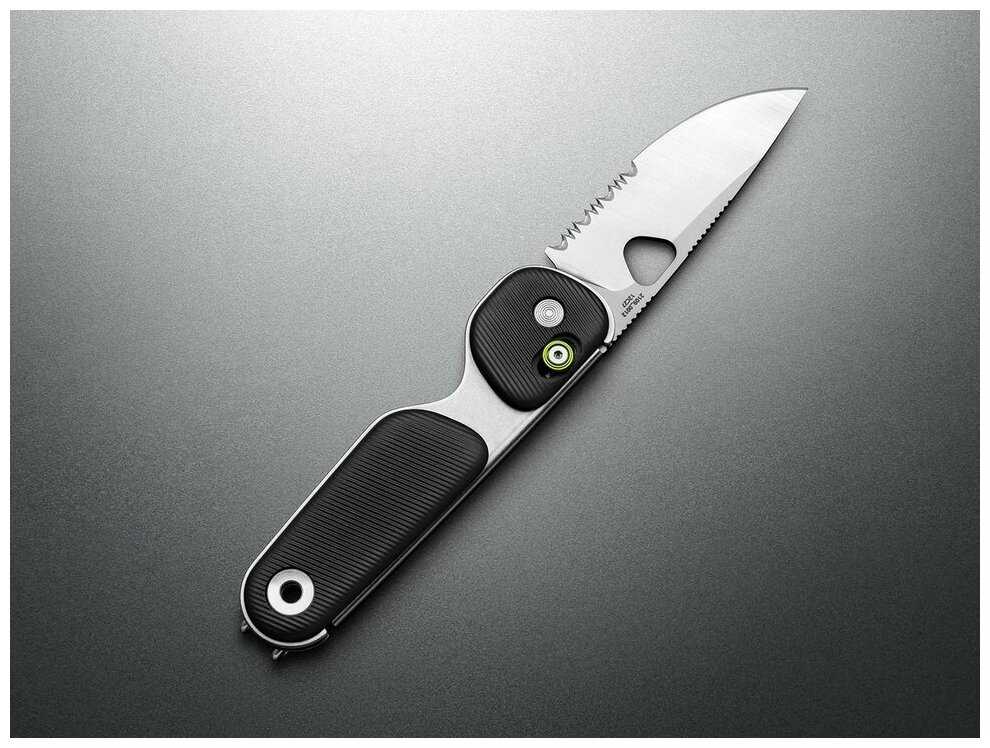 Нож The James Brand The Redstone, лезвие Sandvik 12C27, рукоять Polypropylene, Black, черный фотография 3