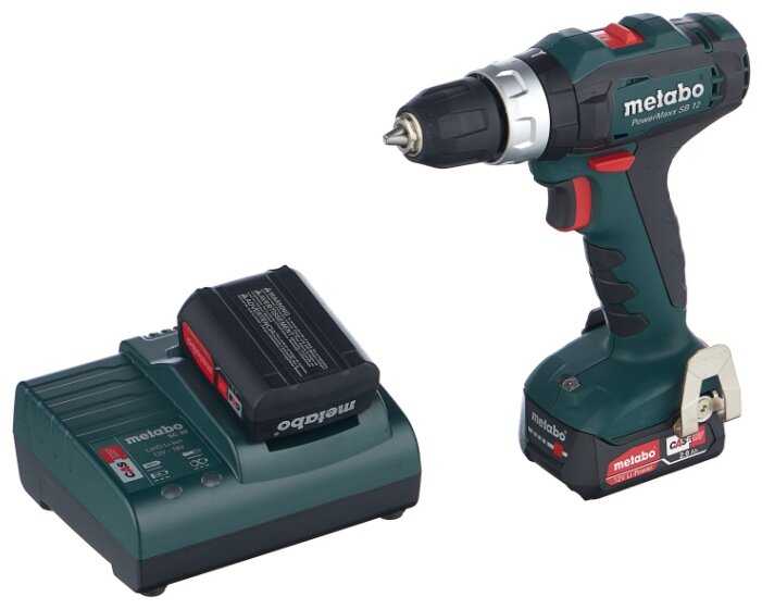 Аккумуляторная ударная дрель-шуруповерт Metabo PowerMaxx SB 12 601076500 фотография 1