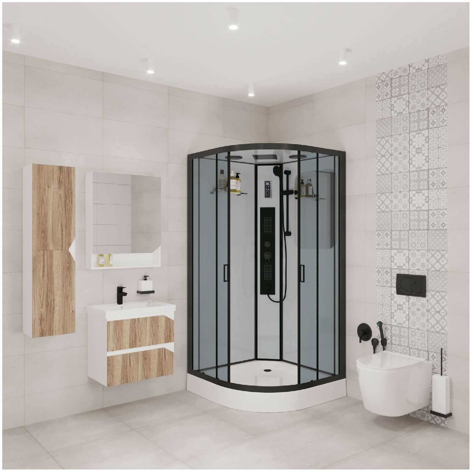 Душевая кабина Niagara NG- 6902-01G BLACK 100x100 фотография 2