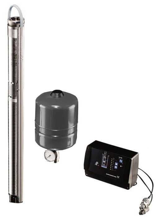 Скважинный насос Grundfos SQE 2-70 (комплект) (1650 Вт)