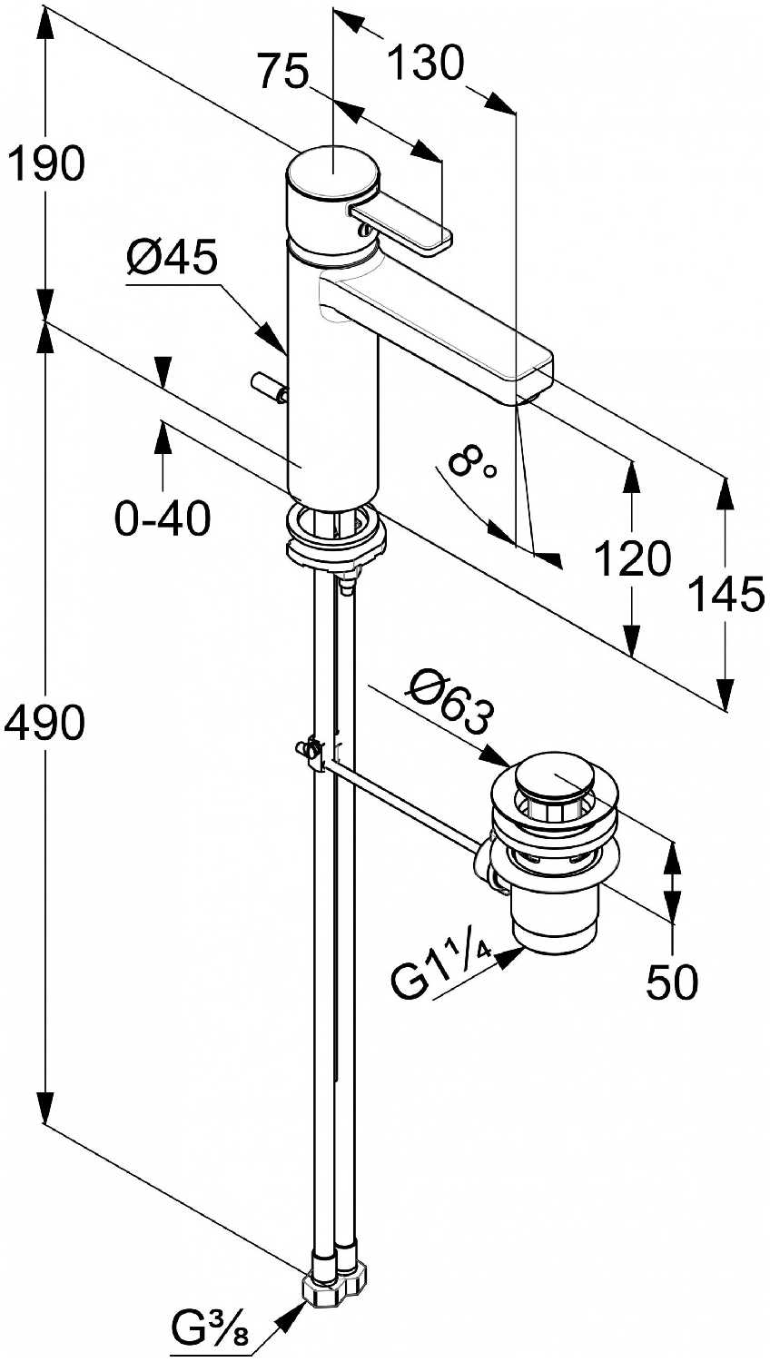Смеситель Kludi 38264 0575 фотография 4