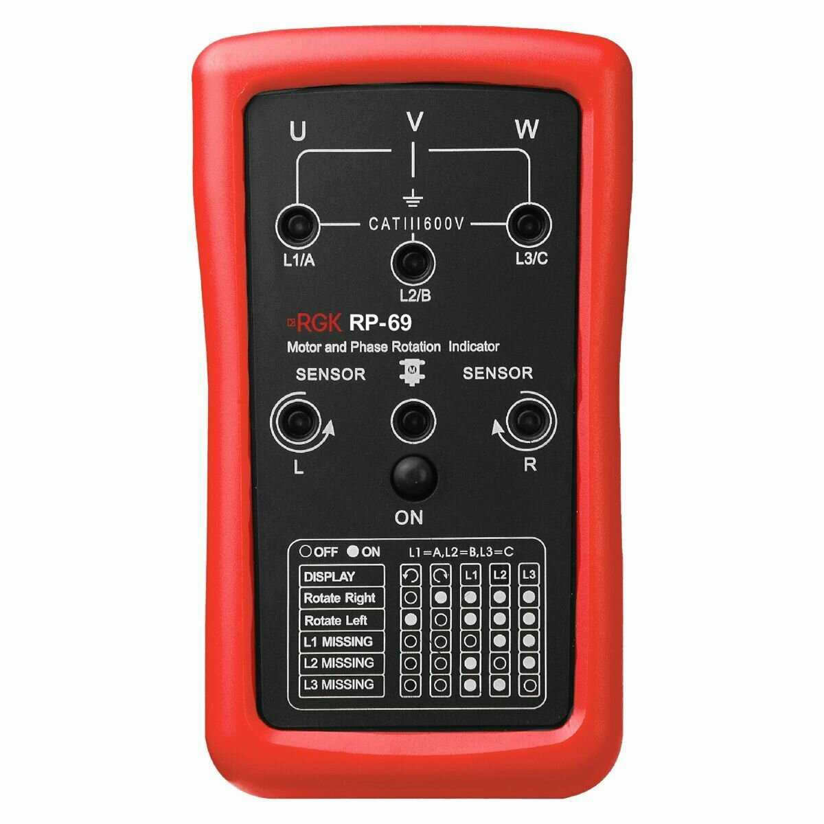 Индикатор чередования фаз RGK RP-69