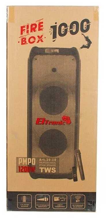 Портативная акустика Eltronic Fire Box 1000 (20-18) фотография 8