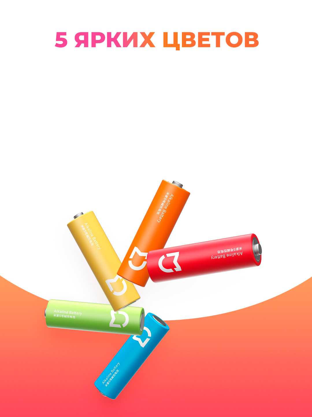 Батарейки Mijia Rainbow No.7 AAA batteries (40 шт) фотография 10
