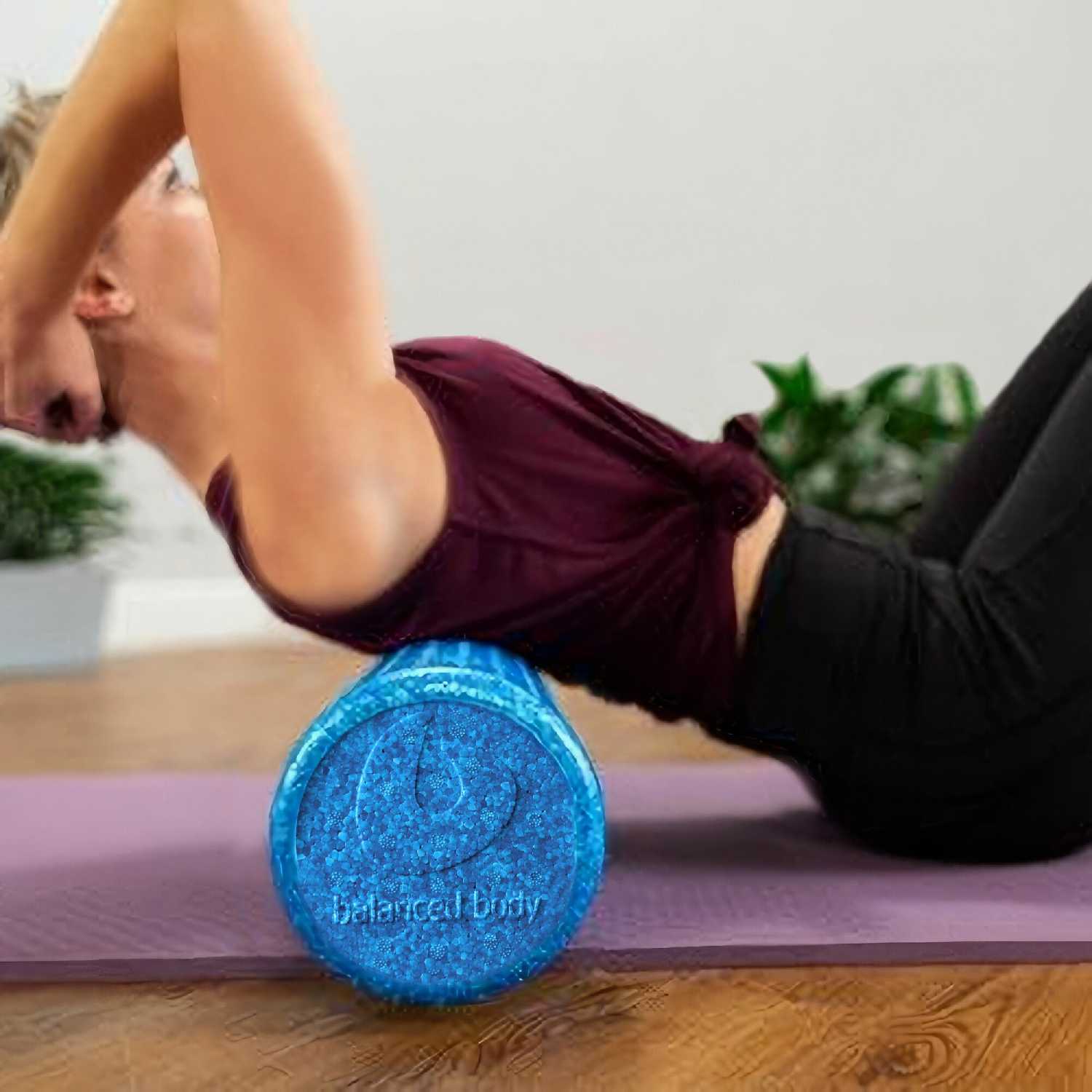 Массажный ролик (валик) BALANCED BODY Blue Roller фотография 13