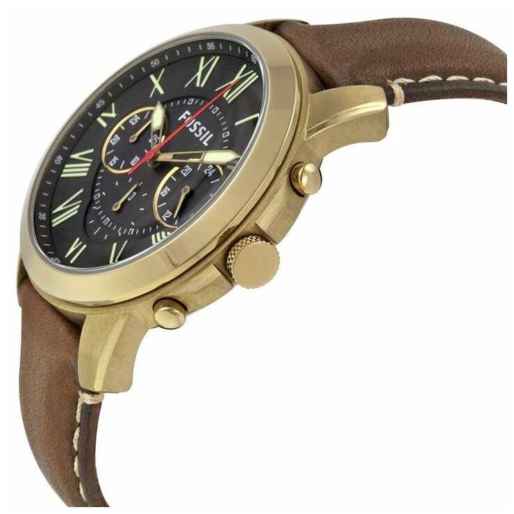 Часы американские наручные мужские кварцевые на ремне Fossil FS5062 фотография 2