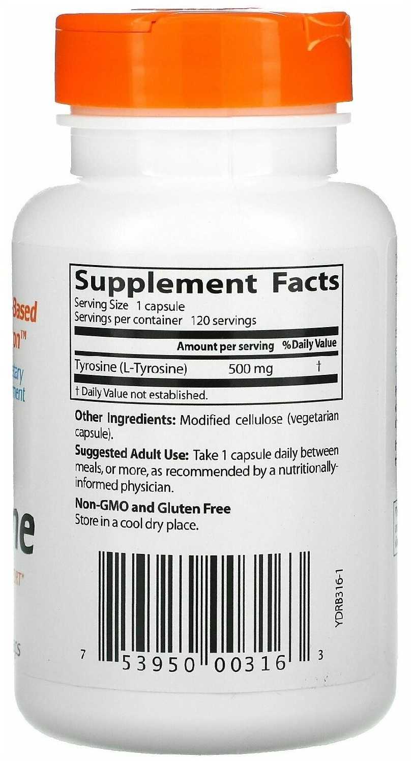 Аминокислота Doctor's Best L-Tyrosine фотография 1