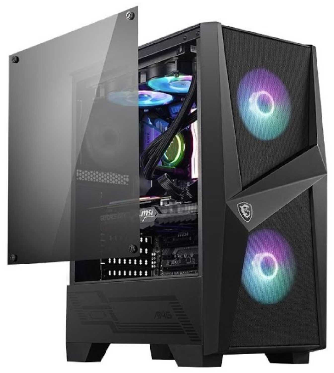Игровой компьютер (системный блок) MSI MAG Core i5-12400 6 core, up to 4800 МГц, 16 ГБ DDR4, MSI RTX3060 12Gb, SSD 512ГБ+HDD1000, 700W