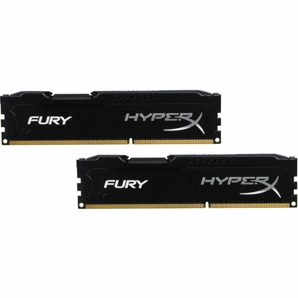 Оперативная память HyperX Fury 16 ГБ DDR3 DIMM CL10 (HX316C10FBK2/16) фотография 16