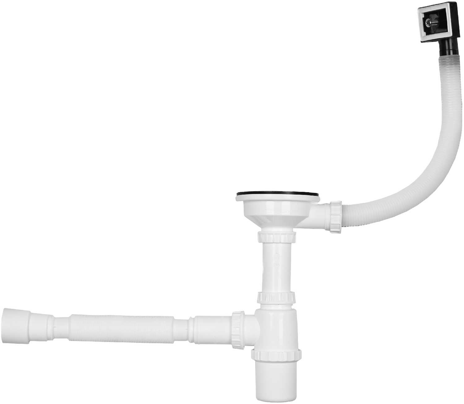 Комплект кухонная мойка из нержавеющей стали WISENT WS35848B/W302644B/W405B/WGER010 фотография 10