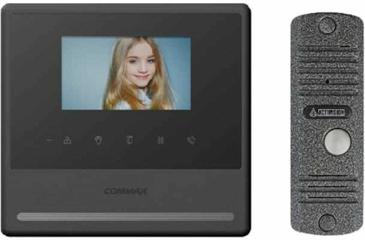 Комплект видеодомофона и вызывной панели COMMAX CDV-43Y / AVC 305 + Модуль VZ
