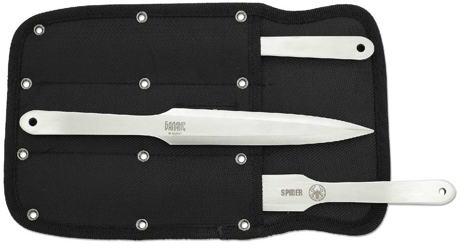 Набор ножей разделочных 3шт Баланс Spider M-132SP в чехле из кордуры фотография 1