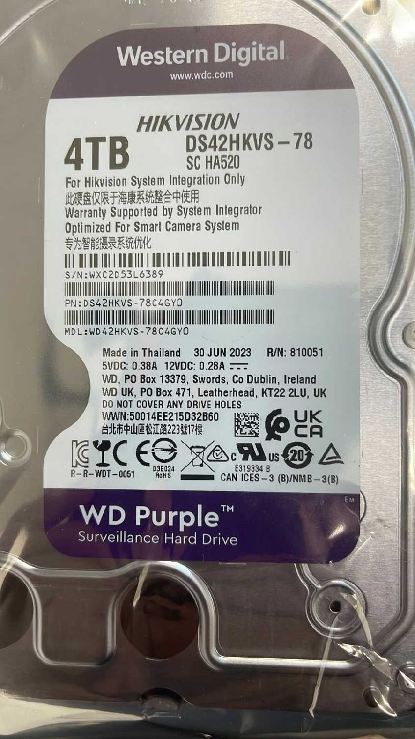 Жесткий диск WD Purple DS42HKVS-78 фотография 7