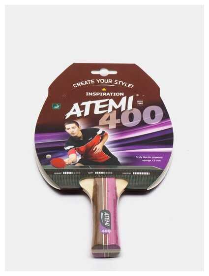 Ракетки для настольного тенниса ATEMI 400 AN фотография 4